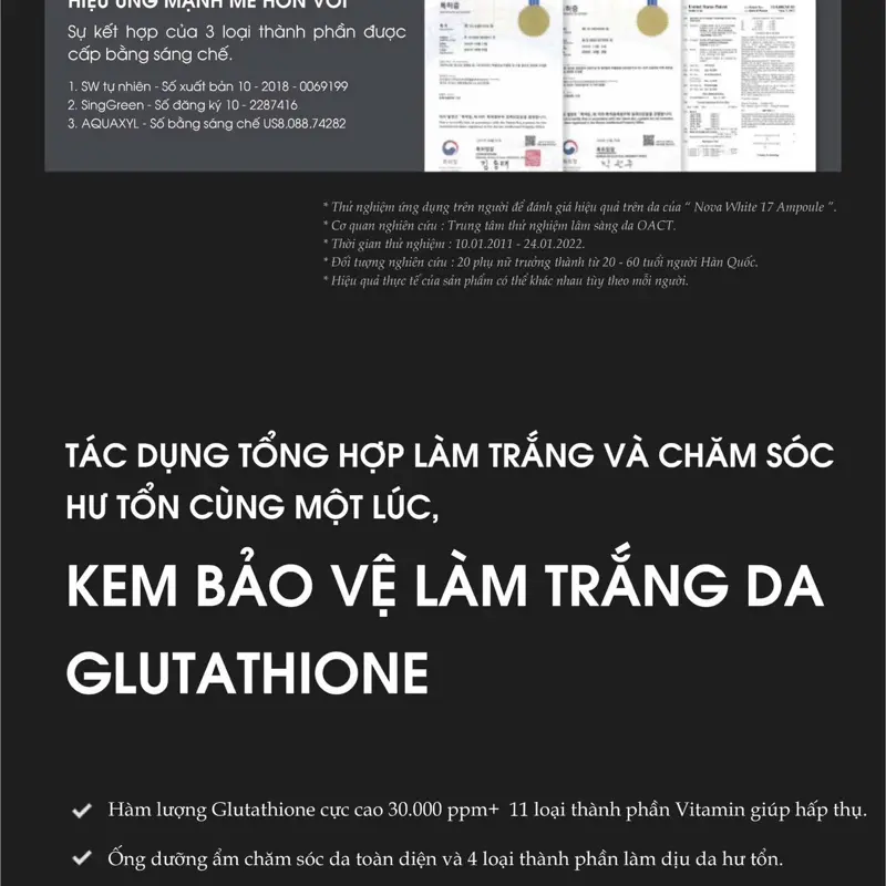 Serum Dưỡng Sáng Mịn Da NOVA WHITE 17 AMPOULE 30ml | BigBuy360 - bigbuy360.vn