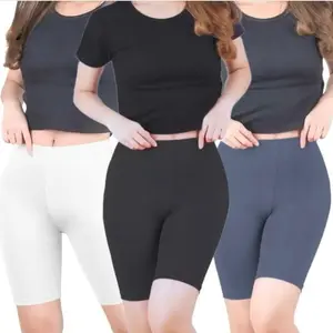 3 Pcs Celana Shot Wanita Dewasa Legging Pendek Spandek Premium