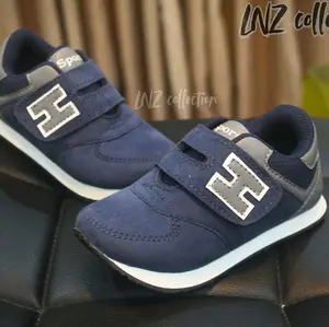 LNZ Collection Sepatu Anak Laki-Laki & Perempuan Sneaker Navy/Sepatu anak murah