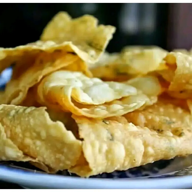 Keripik Pangsit Asin gurih (200 gram) Keripik Bawang, Keripik bawang asin gurih, Pangsit Bawang, Kripik bawang  Goreng 5