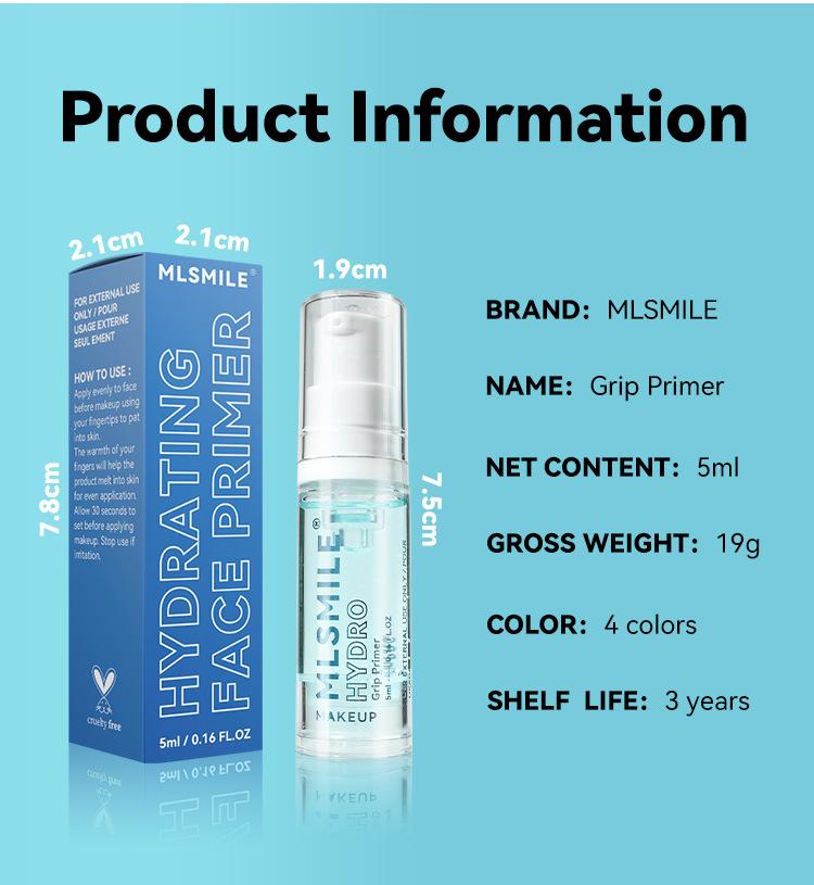 Product Introduction of Moisturizing makeup primer, light and moisturizing primer, skin tone brightening makeup primer 11