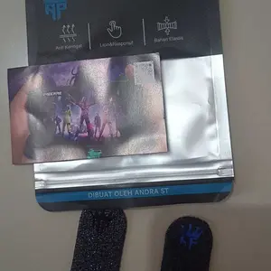 (Sarung Jempol AP King V2 X DEWA Nayya) Aksesoris Gaming Anti Keringat, Logo Reflectif Hologram & Licin Banget Untuk Game Free Fire & Mobile Legends By Andra ST