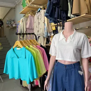 Baju wanita crop top import