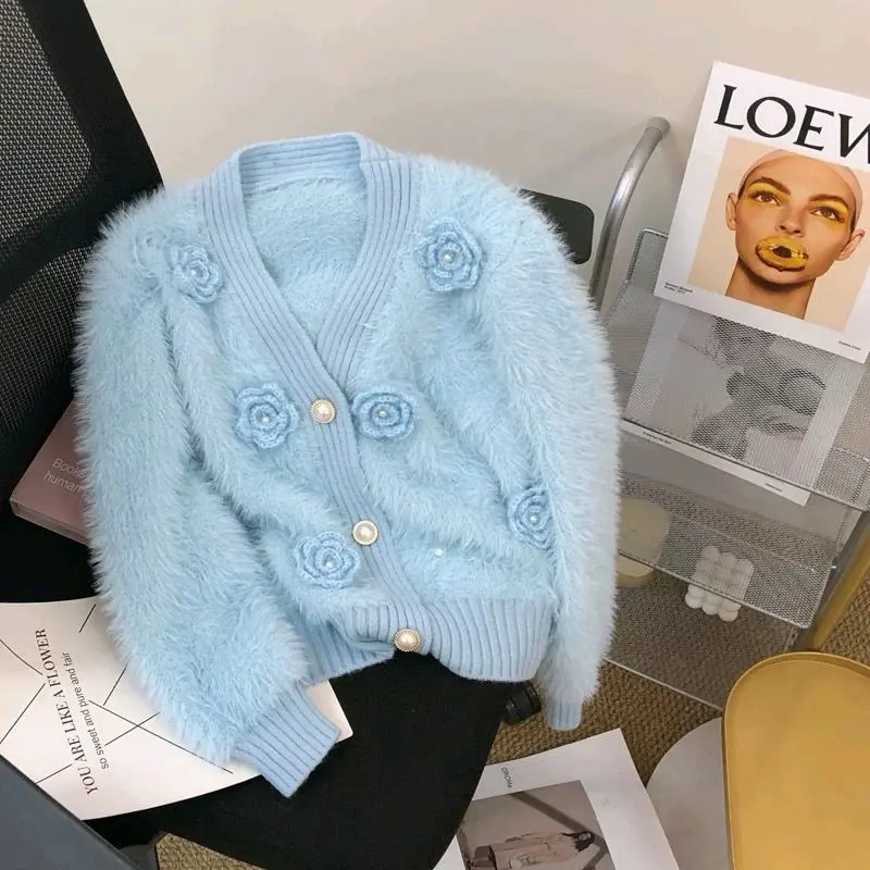 new/atasan/cardigan/fuzzy/outer 0