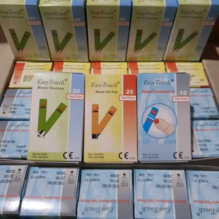 EASY TOUCH STRIP KOLESTROL ASAM URAT DAN GULA DARAH