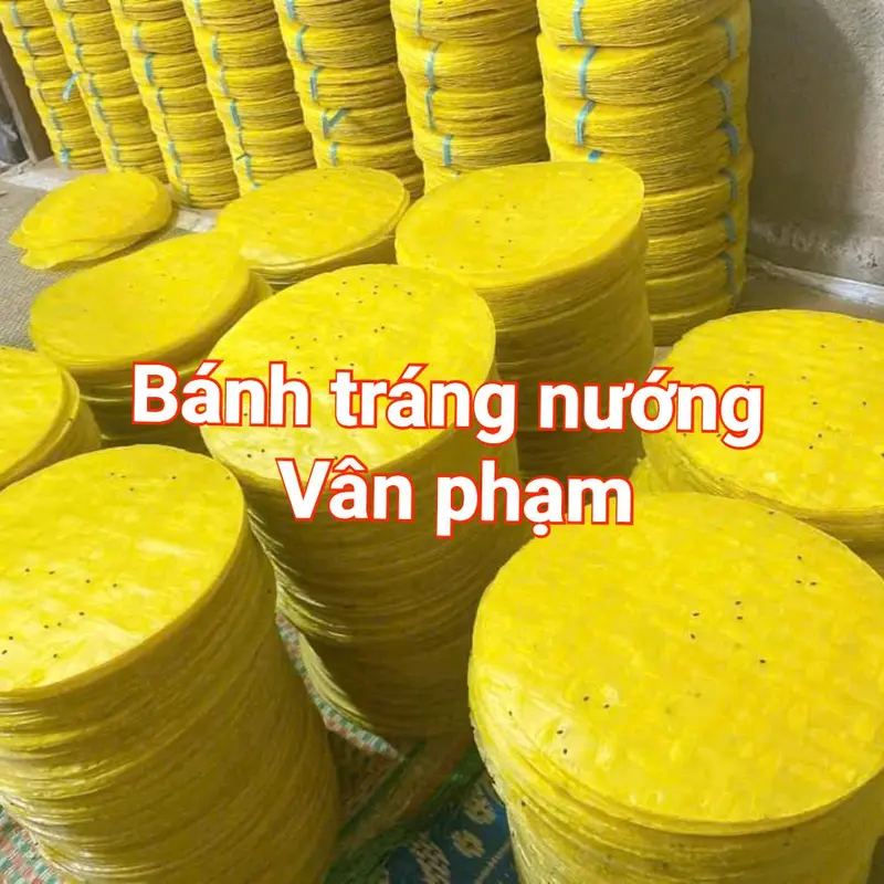 1,1kg( 50 cái )bánh tráng nướng màu vàng chuẩn vị Đà Lạt 3