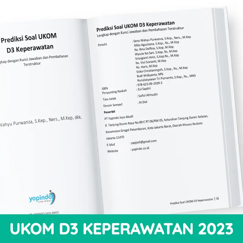 UKOM Academy Buku Prediksi Soal UKOM Mahasiswa Pendidikan D3 Keperawatan Edukasi 6