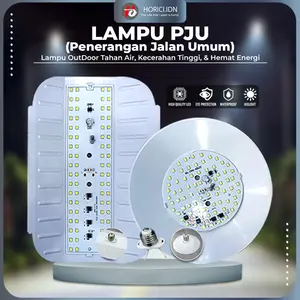 Horici Lampu Jalan PJU LED 35W 50W Penerangan Jalan Street Light Sunlamp Sorot Outdoor Cahaya Putih Fitting E27