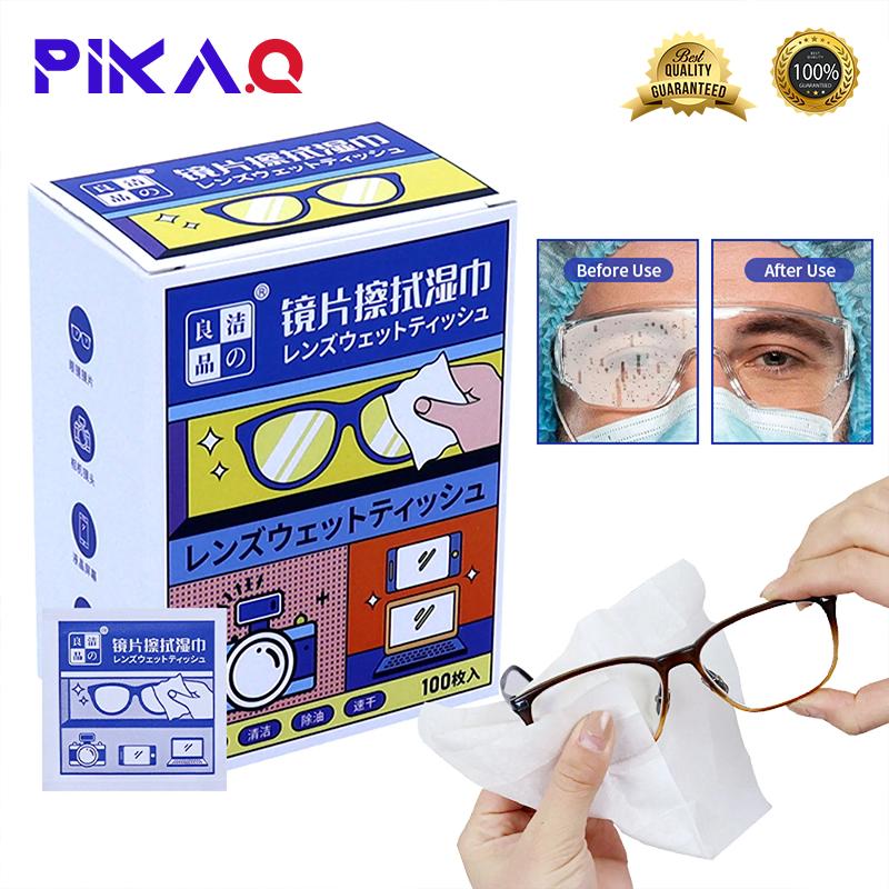 Product Introduction of Khăn lau Kính chống sương mù, 100 cái, để làm sạch màn hình điện thoại, loại bỏ dầu và bụi, không để lại dấu vết, khô nhanh, đệm làm sạch dùng một lần 5