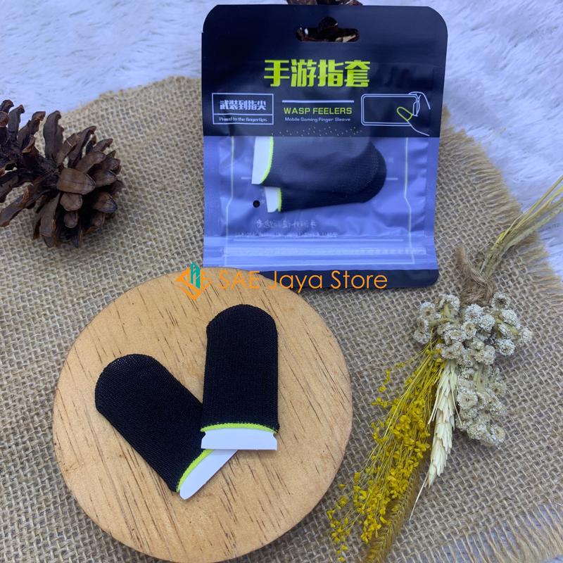 (10 PSG) SARUNG TANGAN JEMPOL GAME ANTI KERINGAT ISI 2 WARNA HITAM / SARUNG JEMPOL GAMERS ANTI SLIP 3