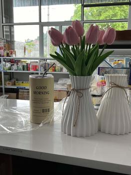 Product Review of [ 10 Bông ] Hoa Tulip Giả Decor Trang Trí Nhà Cửa Nhiều Màu Sắc 35cm - Duli.B Home from M** L** 1