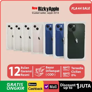 Apple iPhone 13 128GB 256GB Garansi Resmi Indonesia Midnight Starlight Red Blue Pink Green