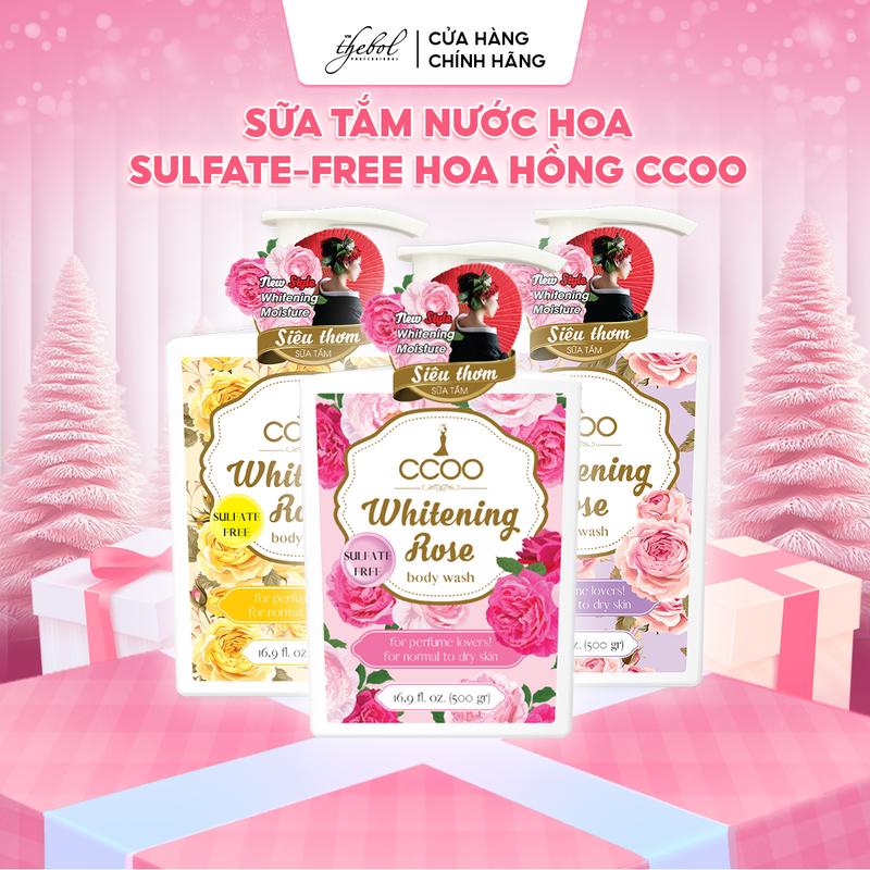  Sữa Tắm Dưỡng Ẩm Hương Nước Hoa Thebol CCOO Lưu Hương Thơm Lâu An Toàn Cho Da Nhạy Cảm 500gram 