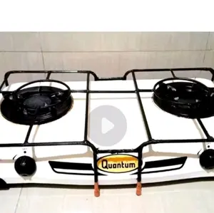 Quantum Dudukan Kompor Gas Quantum dengan 2 Burner dan Desain Kokoh untuk Dapur Anda