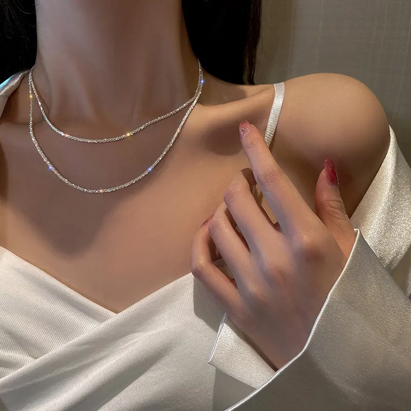 Starry Sky Sparkling Necklace - A Charming Design Combining Chinese Feng Shui and Fortune