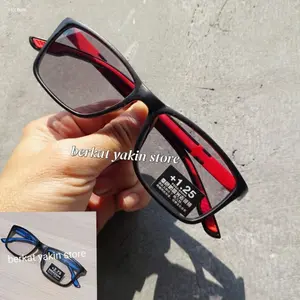 kacamata baca fotocromik Z51020 lensa plus 0.50 s/d plus 4.00 free box,lap & spray | Hot Item