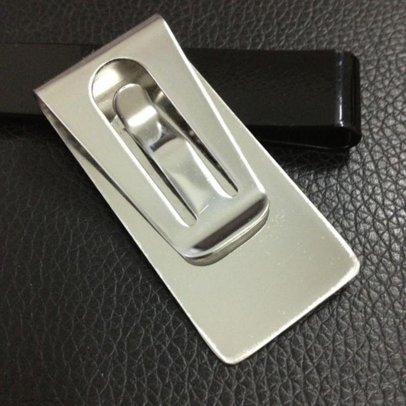Kẹp tiền mini, kẹp hóa đơn tiền giấy chất lượng cao, làm bằng thép không gỉ, ví 5