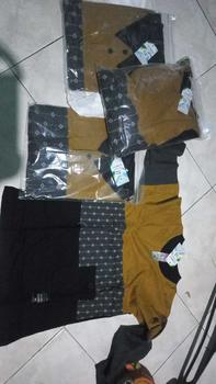 Product Review of Shafamarwa Kaos set Couple Keluarga Baju Atasan Tunik Sarimbit Family rekomendasi Lebaran Ayah Ibu Wanita dan Anak Cowok Cewek SM101 Hitam Muslim Pasangan Dewasa Katun from I**1 1
