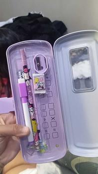 Product Review of Pensil Case Kaleng Rantang 3 Susun Ada ISI / Kotak Pensil Sleting / Tempat Pensil Kaleng White Board Karakter Kuromi Lucu Stationery from p**l a** p**a ** 0