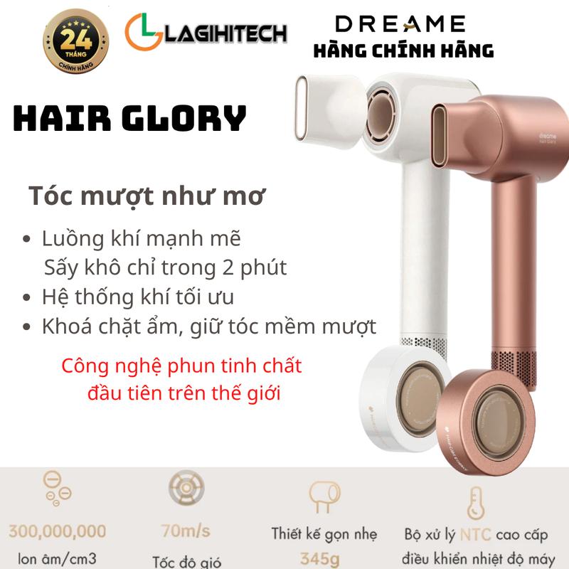 Máy sấy tóc Dreame Hair Glory AHD6A Bản Quốc Tế Bảo Hành 24 Tháng - Hàng Chính Hãng