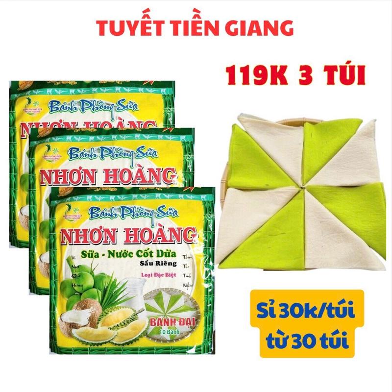  3 túi Bánh Phồng Sữa mỗi túi 10 cái  đặc sản Cái Bè Tiền Giang  Ăn Vặt Food Bánh Tráng Sữa 