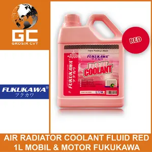 Air Radiator Coolant Pendingin Motor Mobil Fukukawa Red 1 L Merah