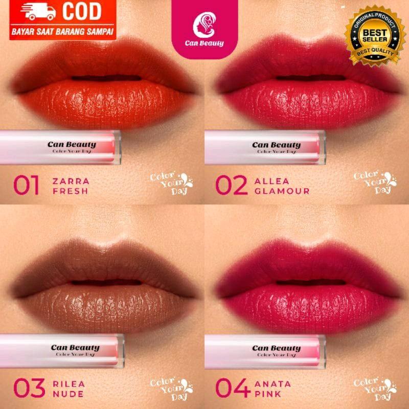 CAN BEAUTY Lip Cream PROMO Exp Juli 2025 Ringan Dipakai Matte Anti Luntur Original BPOM 0