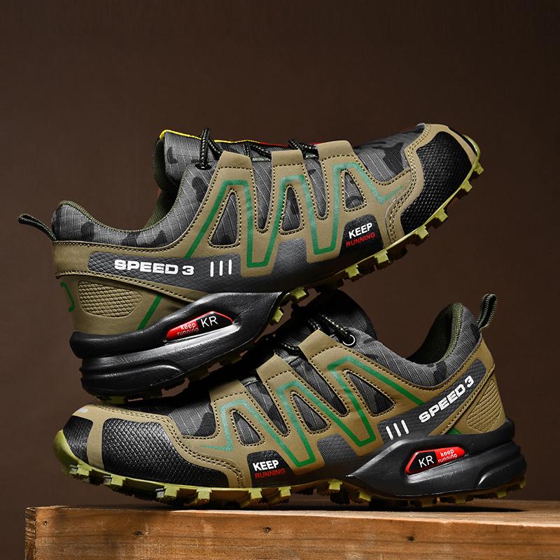 Product Introduction of Men Outdoor Hiking Shoes Luxury Designer Non-Slip Sneakers New Mens Waterproof Sports Walking Shoes High Quality Zapatos Hombre 5