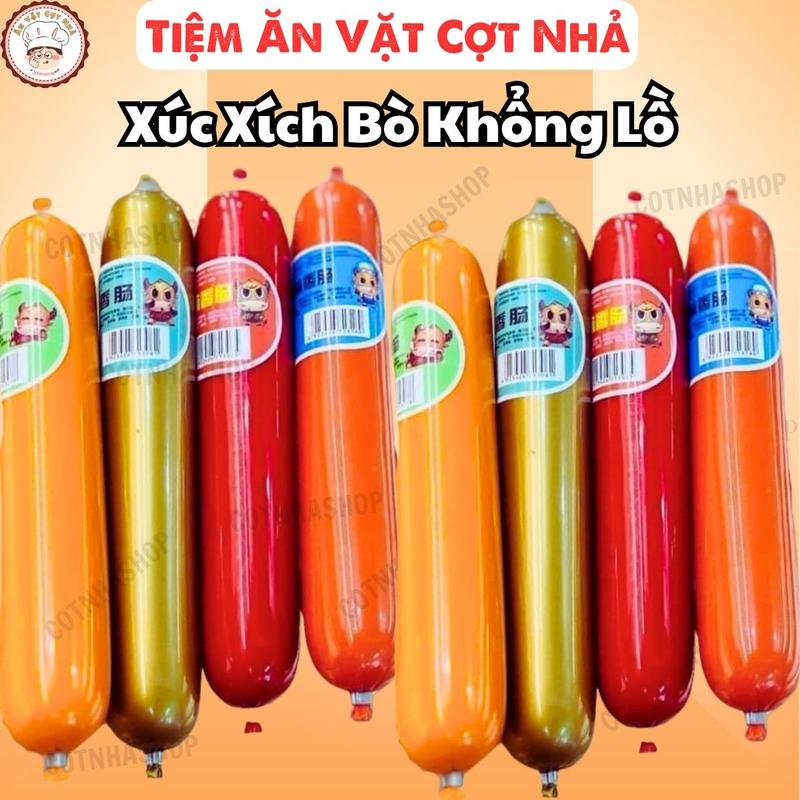 Combo Xúc Xích Bò Siêu To Khổng Lồ - 1c 160gr có kèm quà đồ ăn vặt trung quốc đồ ăn nội địa trung