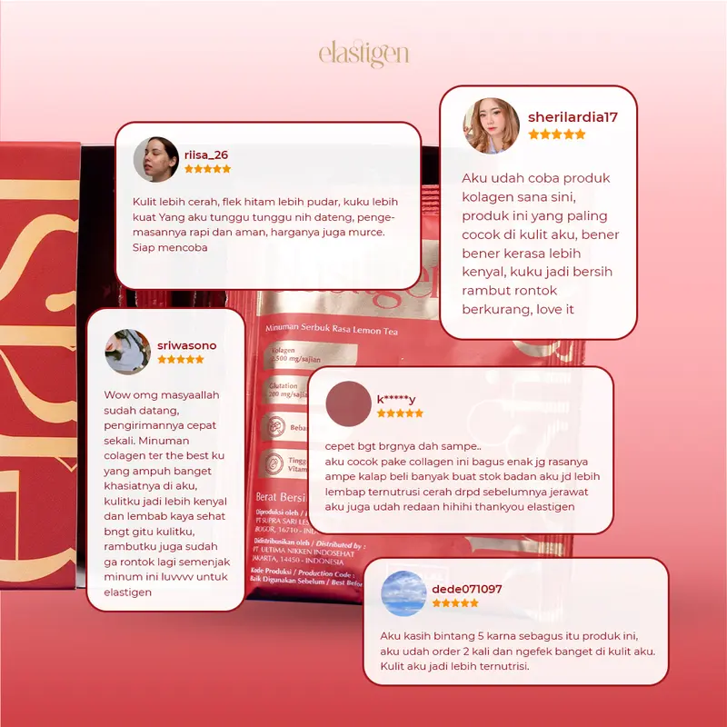 elastigen - Minuman Kolagen dengan Verisol & Glutathione OPITAC isi 10 Sachet 7