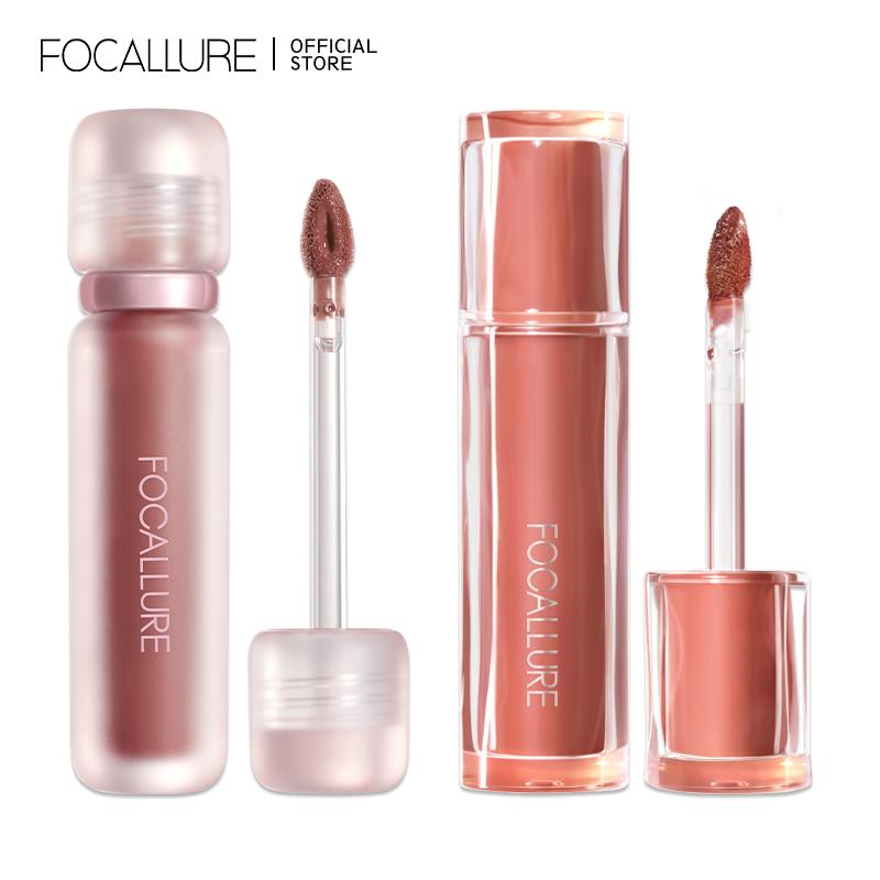 【15/9*KHUYENDUONG299 FOCALLURE Combo 2 Son Watery Velvet Tint + Son Tint Bóng Pro Stain