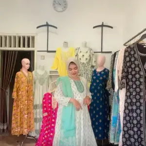 Dress wanita India set terbaru viral