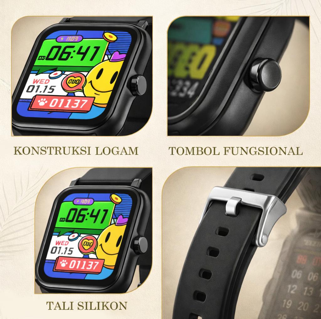MARQ Promo Harian Lebaran 2026 Jam Tangan Pintar Smartwatch Original Desain Simpel Minimalis Layar IPS 1.83" Monitor Detak Jantung & Langkah Harian MARQ Promo Harian Lebaran 2026 Jam Tangan Pintar Smartwatch Original Desain Simpel Minimalis Layar IPS 1.83" Monitor Detak Jantung & Langkah Harian