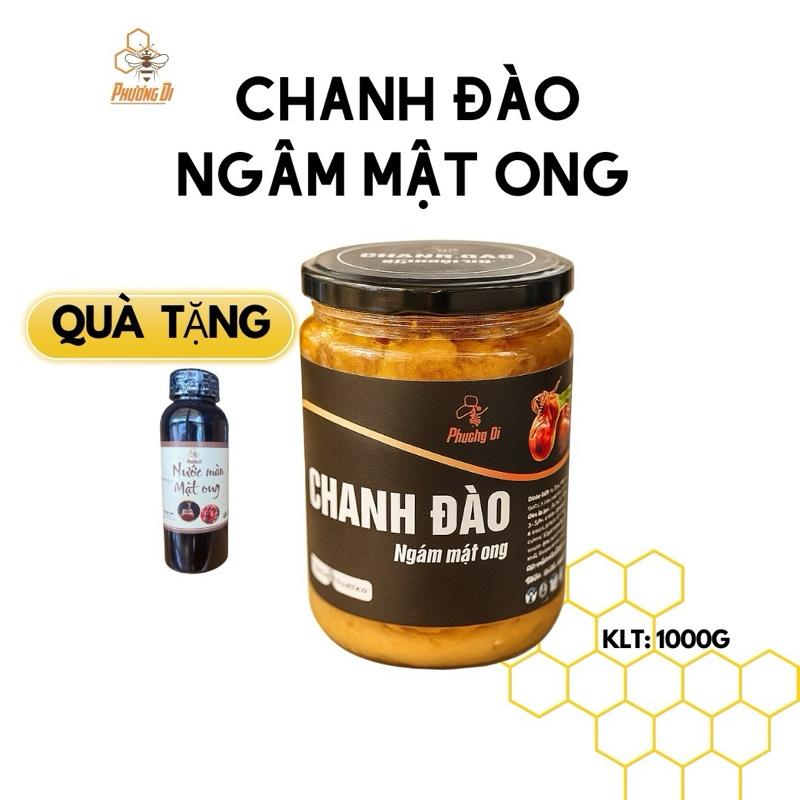 Chanh Đào Ngâm Mật Ong Hủ 1100g _ Mật Ong Phương Di