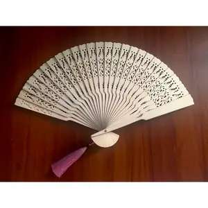 Premium Kipas Cendana Bali wangi cendana includ box free grafir uk 21 cm Gift