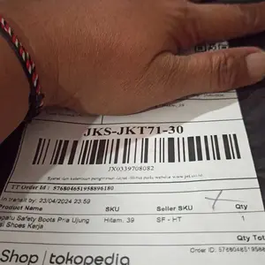 Sepatu Safety Boots Pria Ujung Besi Shoes  Kerja Work & Safety Footwear tahan benturan