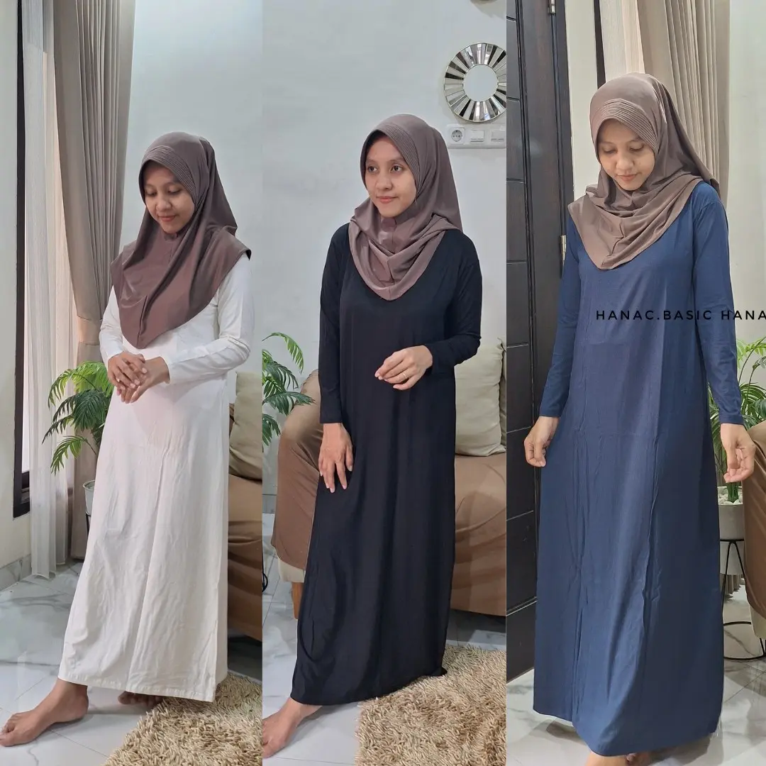 MANSET GAMIS DRESS INNER DRESS BAHAN RAYON PREMIUM READY SIZE L DAN XXL Dalaman