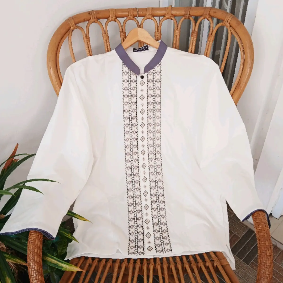 BAJU KOKO JUMBO WARNA KATUN EMBOS BORDIR XXL XXXL XXXXL