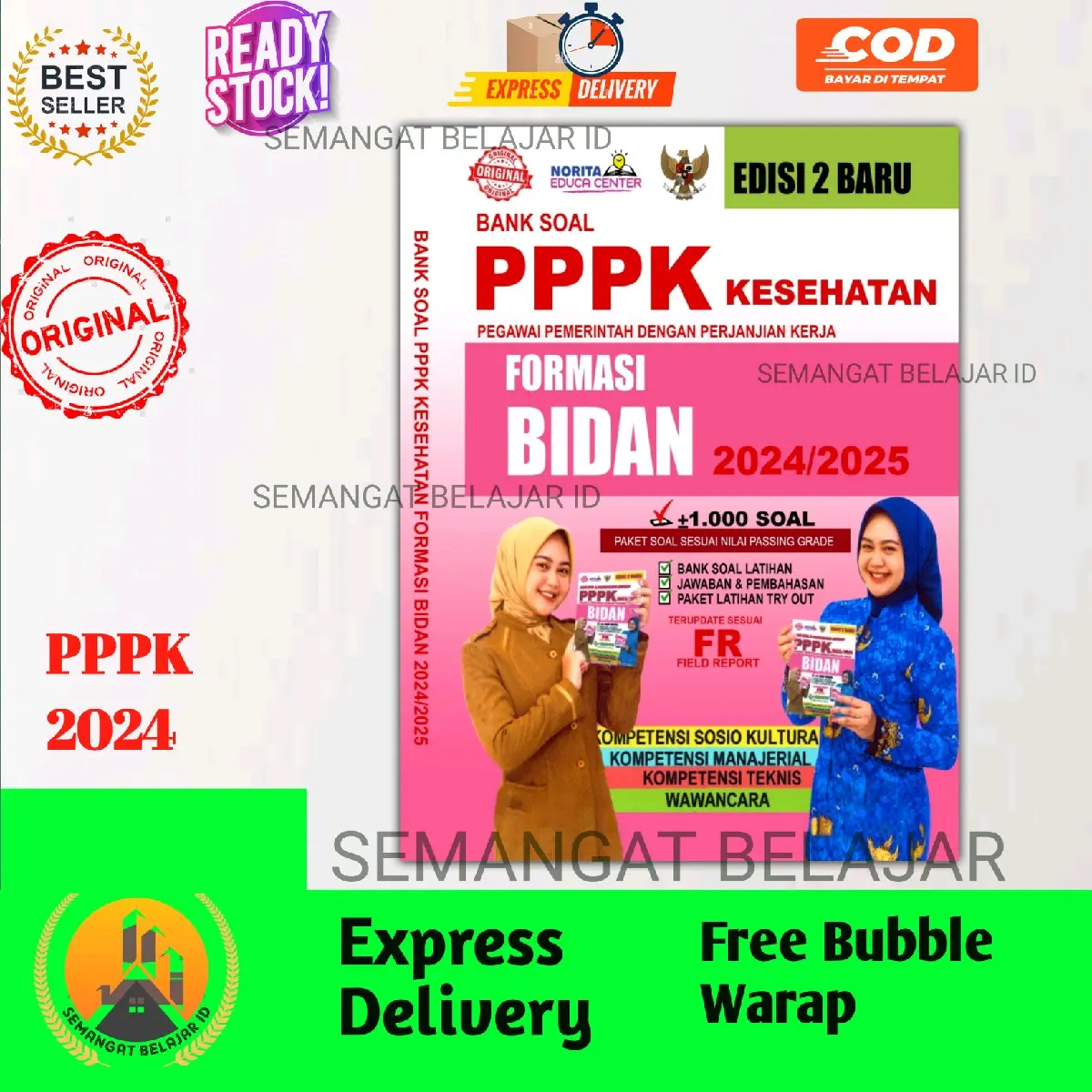 BUKU PPPK BIDAN 2024/ 20245 UKU PPPK BIDAN 2024/2025 SOAL TERUPDATE SESUAI ISSUE KESEHATAN . NEC