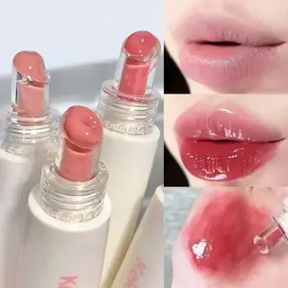 KEKE MOOD Jelly Lip Gloss Jelly Lip Balm Water Lipgloss Mirror Lipgloss Glossy Lip Goss Jelly Lipstick Lip Jelly Lipgloss Lip Plumper Moisturizing Lip Balm Bibir Kering Lipstick Cair Glossy Watery Lipstik 1
