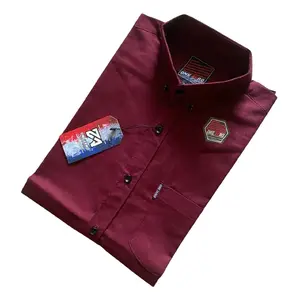 kemeje Pendek polos premium bahan katun sigaret  Kain Tebal Formal Pria Muda Nyaman