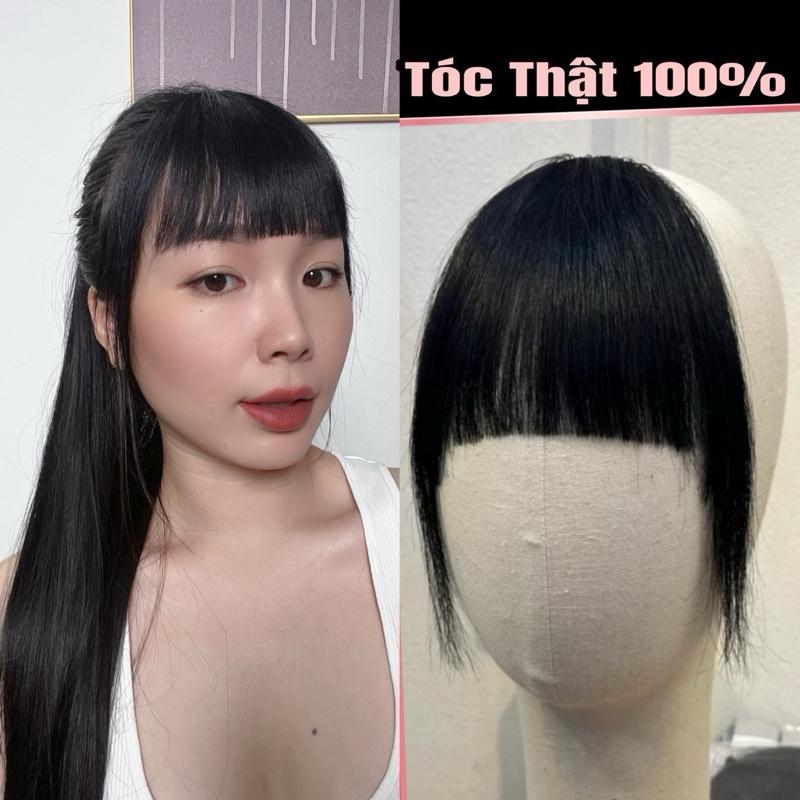 Tóc giả Mái Dày Hàng dệt tay được làm từ tóc thật Có ghim kẹp chắc chắn