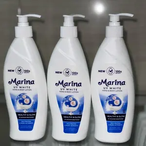 Marina Hand Body Lotion UV White - Healthy & Glow Kemasan 350ml PUMP Perawatan Melembutkan Memutihkan Mencerahkan