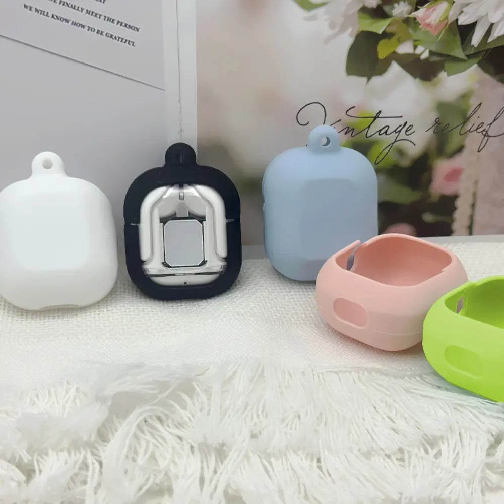 Local 24h Ship + TWS AIR 31 Cases Colorful Silicone Cover for Air 31 Earphone Cases with Lanyard AIE31 Accessories Shockproof Earbuds Skin(NOT include Earbuds)