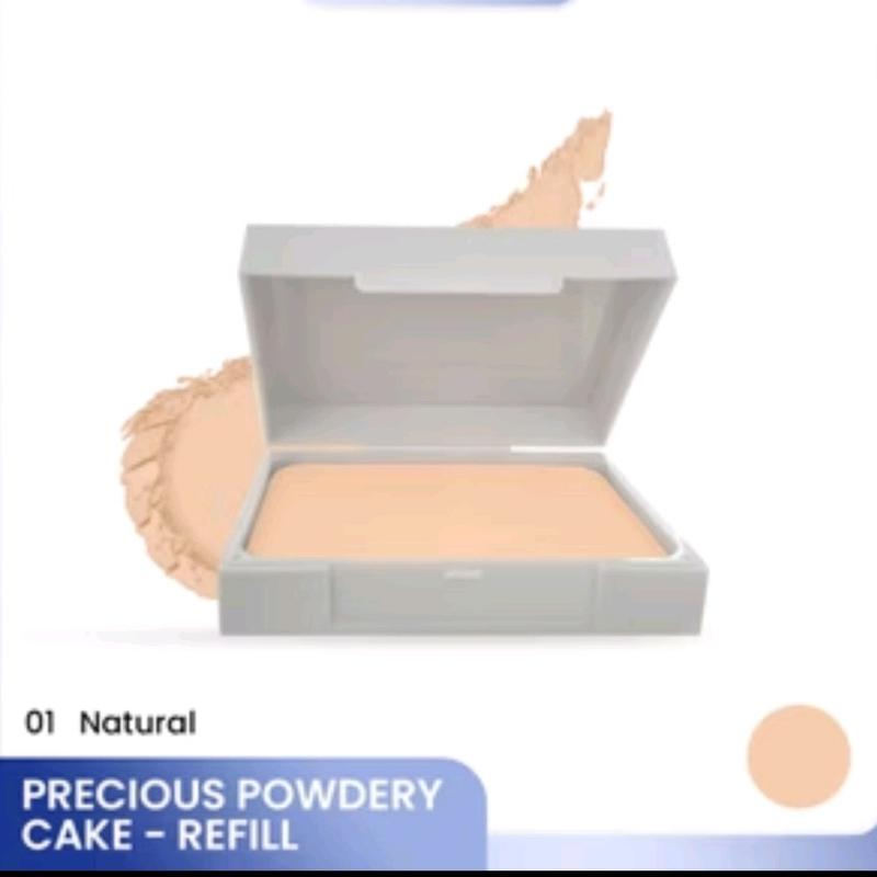 Inez Refill Precious Powdery Cake - Bedak plus foundition Waterproof 0