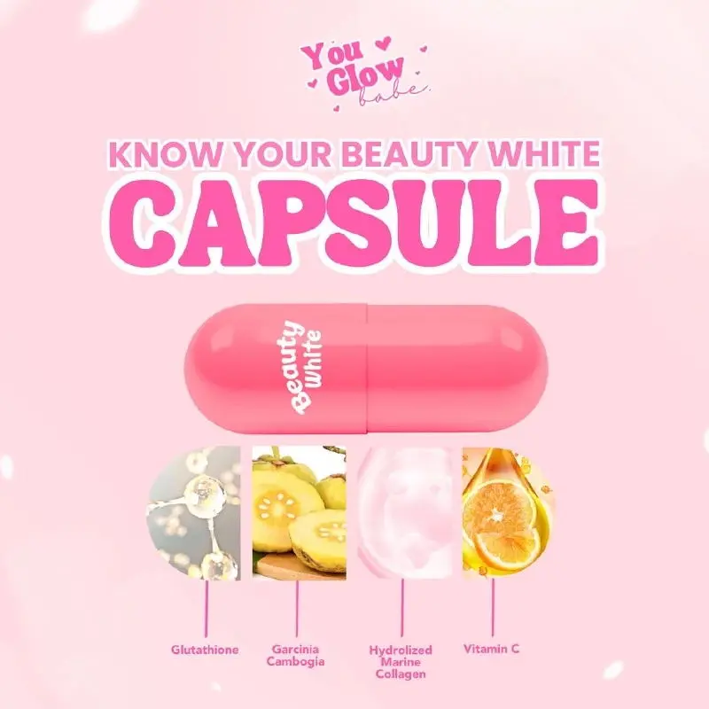 You Glow Babe Beauty White 4in1 Food Supplement L-Glutathione Collagen Vitamin C 30 Tablets for Brighter Healthier Skin FDA Approved Edible Healthcare - TikTok Shop Philippines You Glow Babe Beauty White 4in1 Food Supplement L-Glutathione Collagen Vitamin C 30 Tablets for Brighter Healthier Skin FDA Approved Edible Healthcare - TikTok Shop Philippines