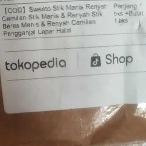 【COD】Sweeto Stik Manis Renyah Camilan Stik Manis & Renyah  Stik Beras Manis & Renyah Camilan Pengganjal Lapar Halal