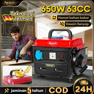 Reaim Genset Super Silent Portable 2400 2000 Watt Generator Bensin QRV 4000 IS Genset Silent Inverter Portable Bensin Generator Biru Besi Generator Bensin QRV 4000 IS 650W 63CC Biru Desain Senyap Hemat Bahan Bakar Teknologi Jerman Tembaga