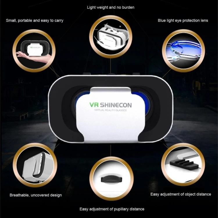 Product Introduction of VR glasses 3D virtual reality glasses helmet suitable for 4.7-6.0 inch smartphones Wearable Adjustable 24