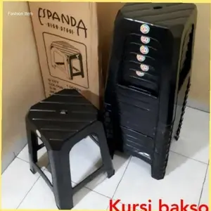 KURSI BAKSO PLASTIK KOMET HITAM KURSI BASO PLASTIK KOMET ESPANDA | Hot Item